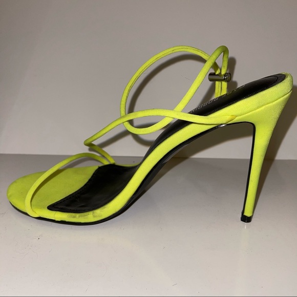 Cape Robbin Ankle Strap Neon Stiletto Heels - Picture 8 of 12